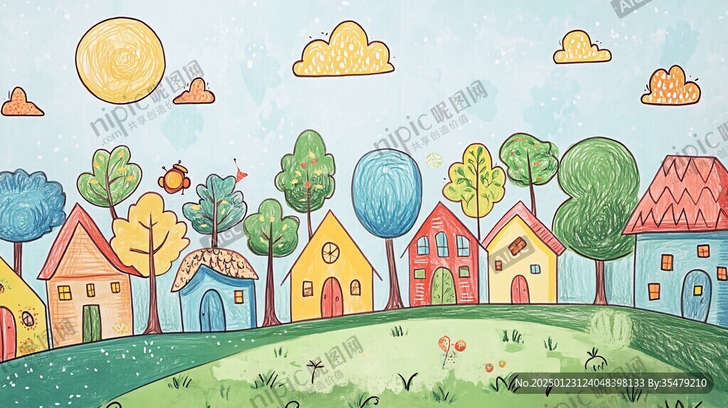 一幅画表现春夏秋冬