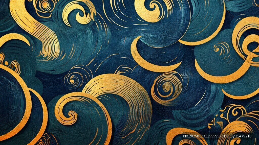 3d印花旋涡背景