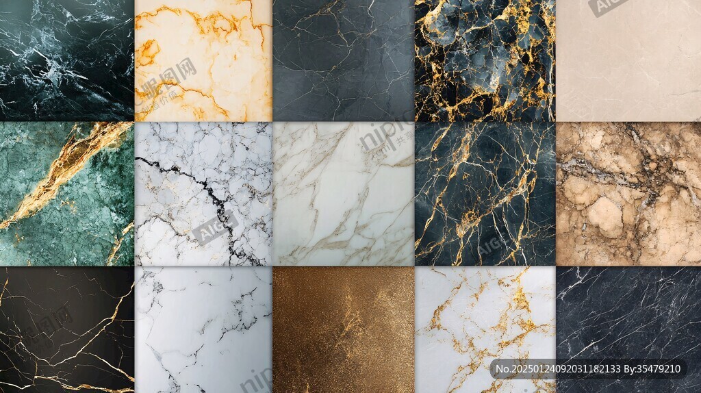 金色背景大理石纹