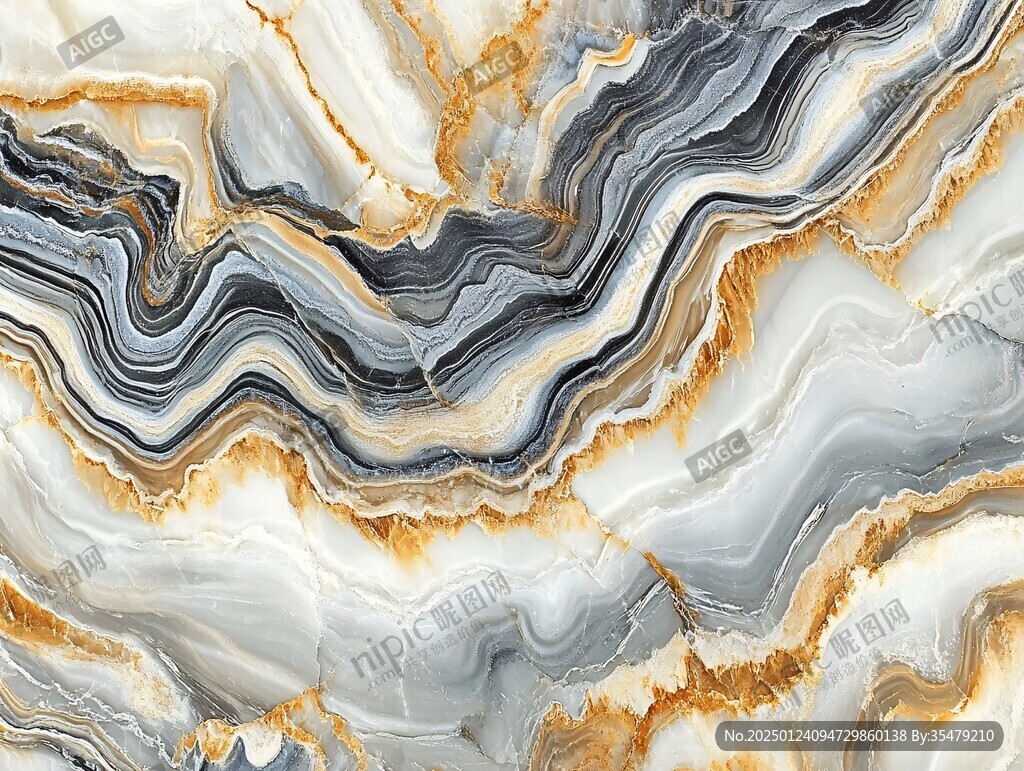 蓝色玛瑙石艺术背景