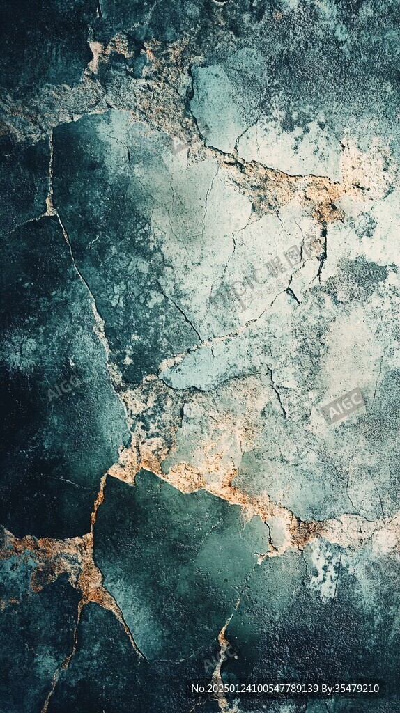 炫酷粗犷矿石裂痕