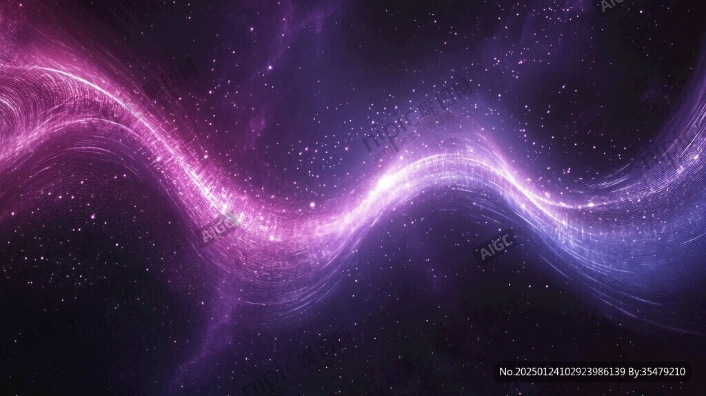 唯美飘逸活力紫色梦幻