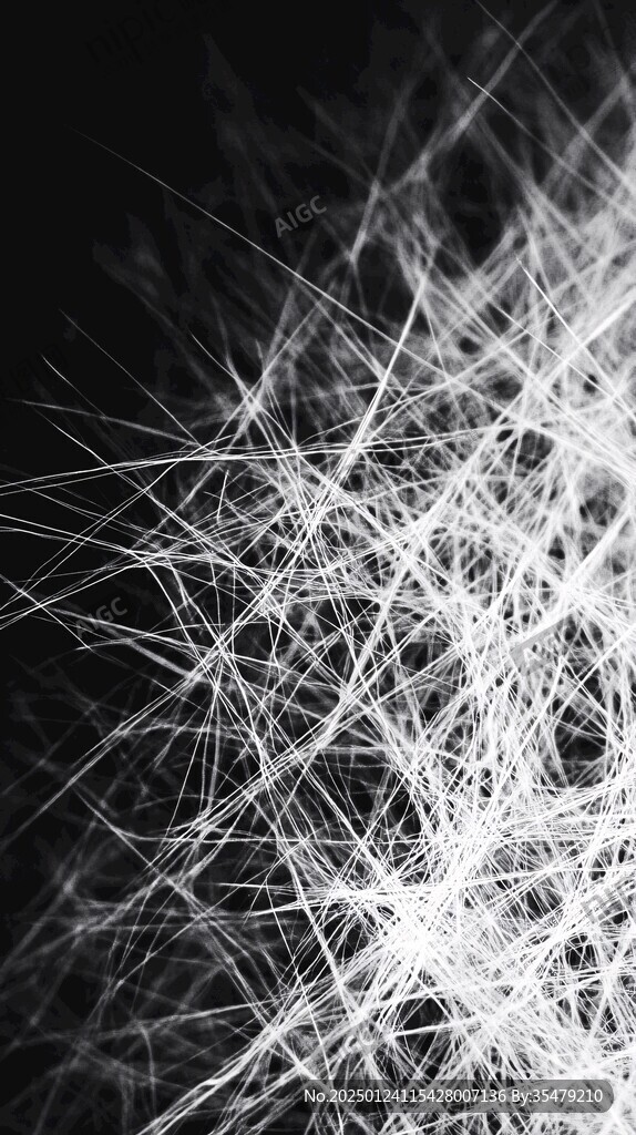 梦幻毛发线条纹理