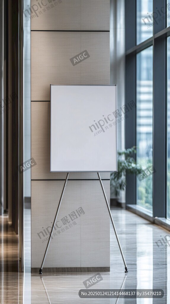 室内广告牌实拍