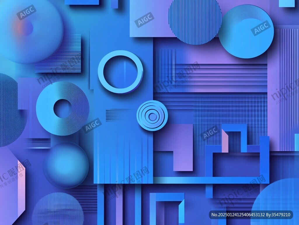 动感模块化创意背景