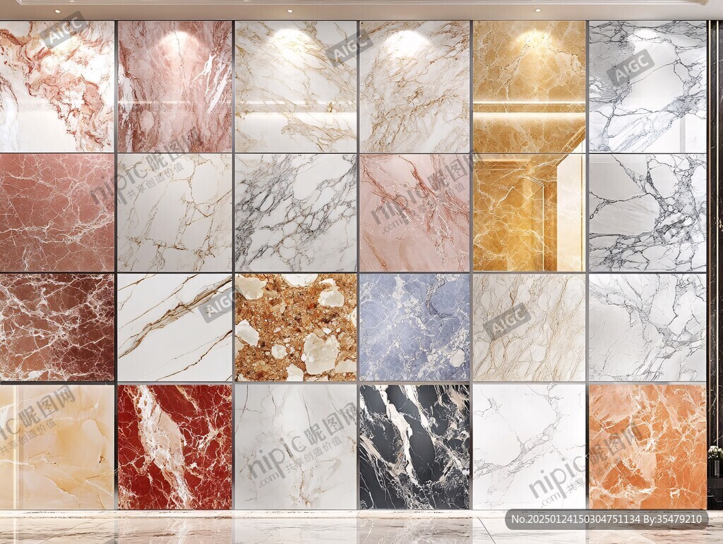 大厅挂图大理石纹理