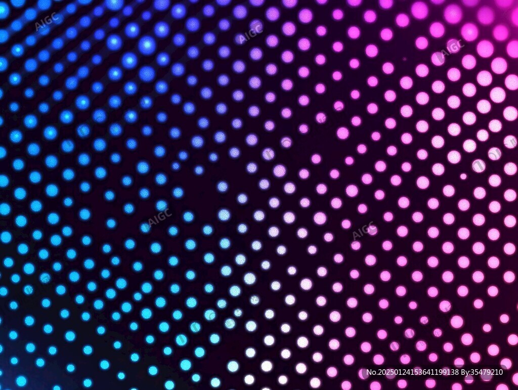 波普点渐变效果