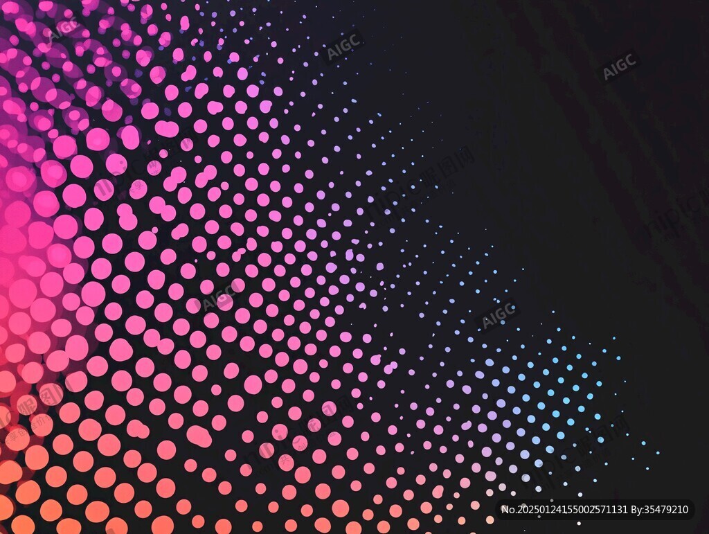 波普点渐变效果