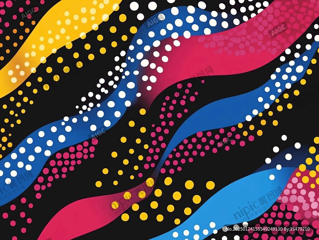 波普点渐变效果