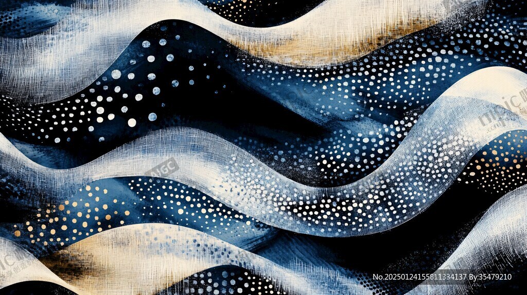 3d抽象连续凹凸肌理