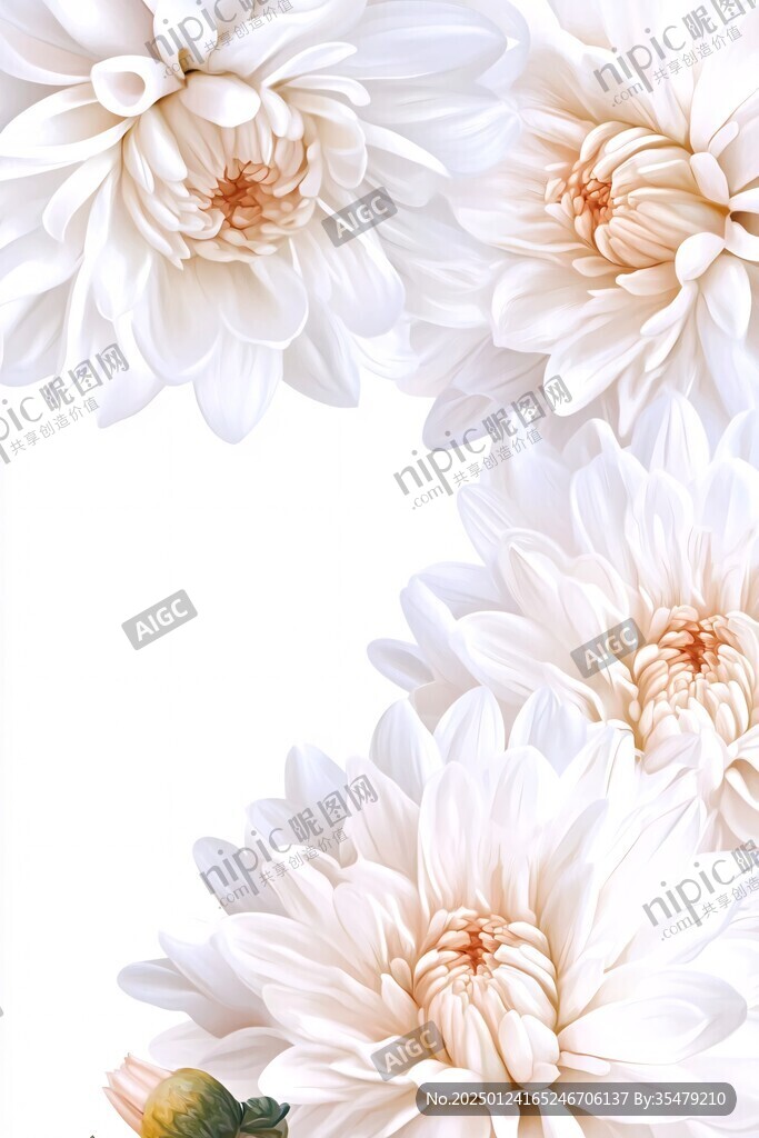 大丽花海报设计图