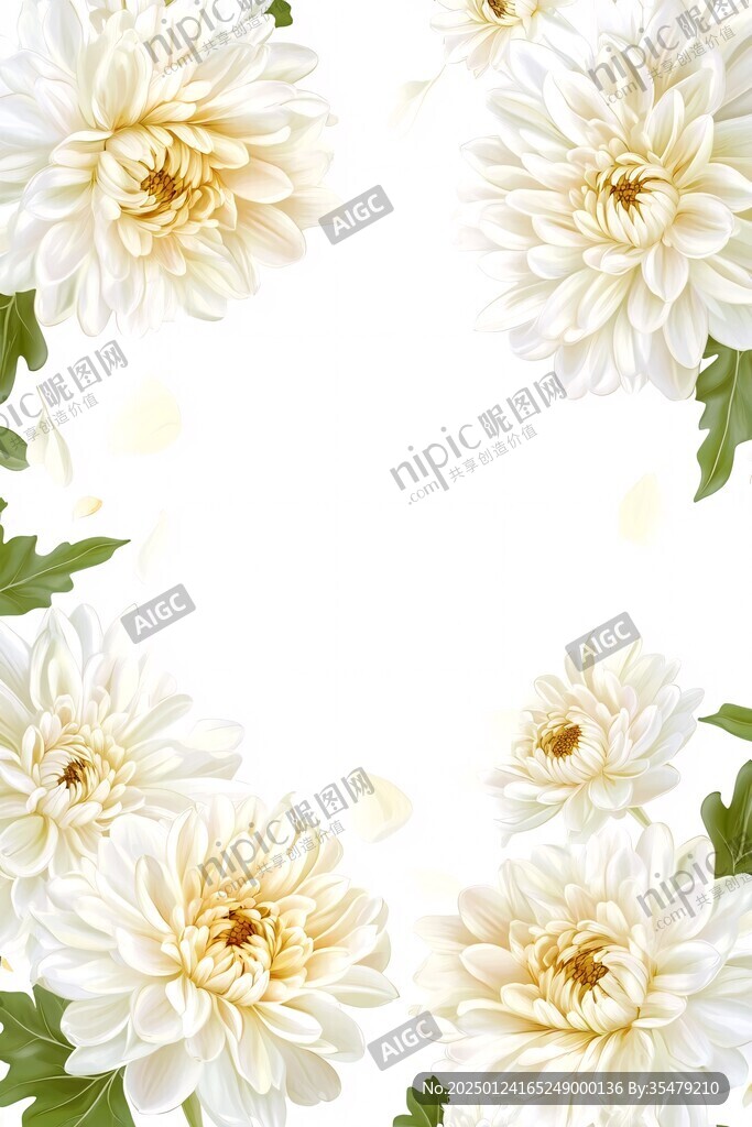 大丽花海报设计图