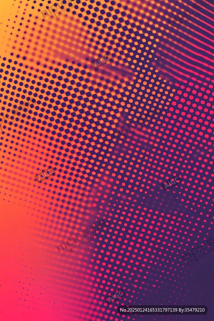 波普点渐变效果