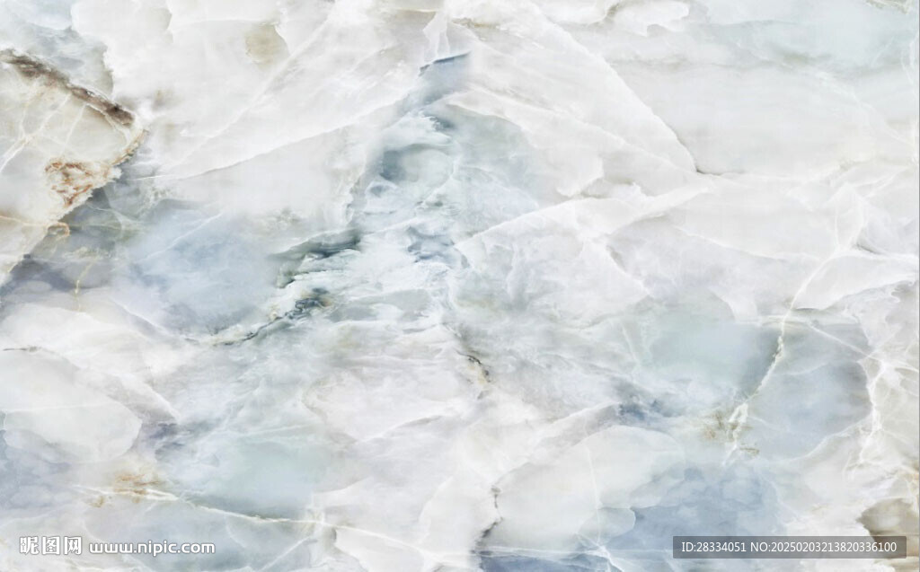 高清蓝色大理石纹