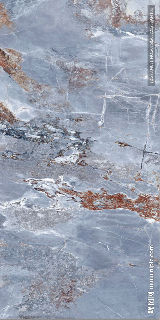 高清蓝色冰纹大理石