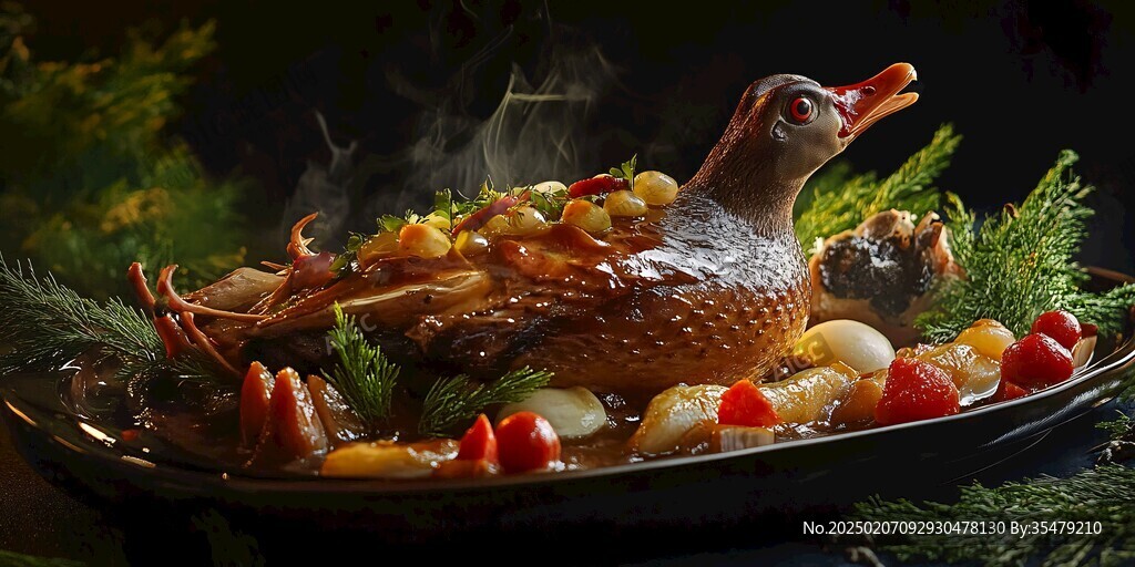 养生土鸡年味美食美味