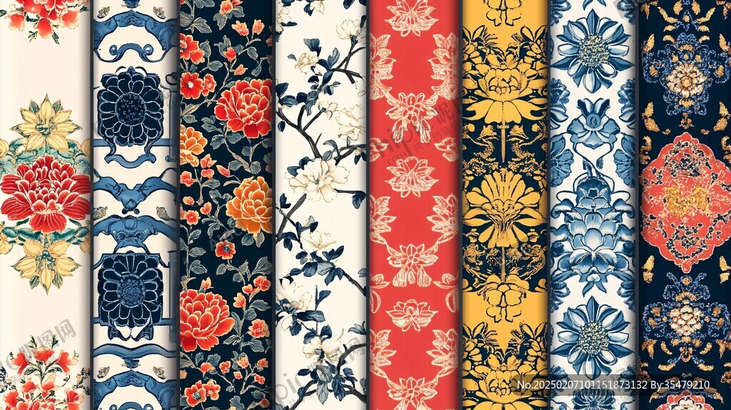 中东欧美民族风花型