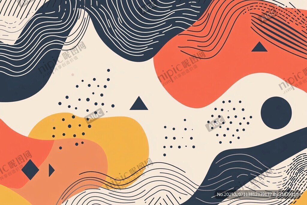 孟菲斯质感背景