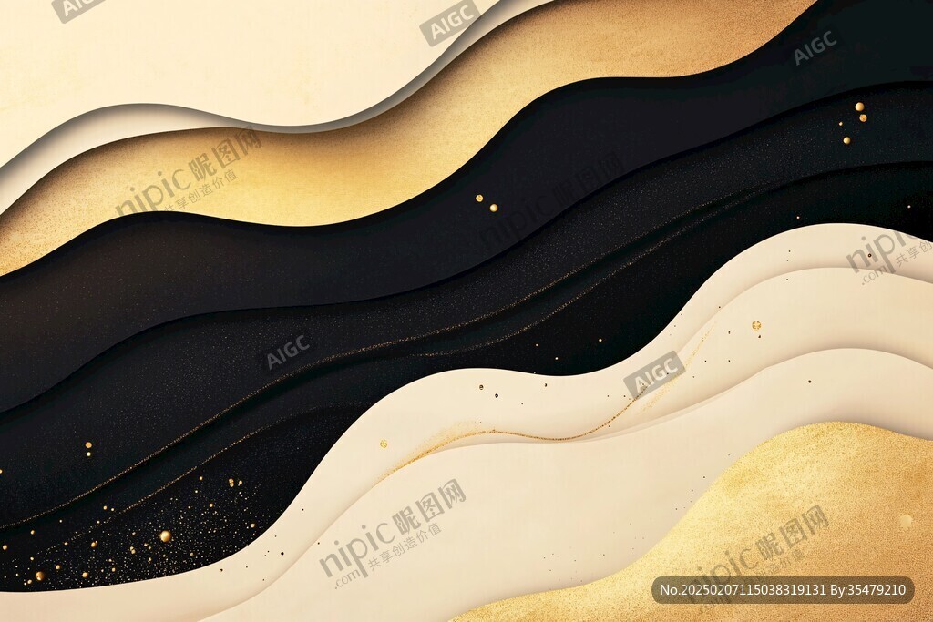 黑金渐变创意背景