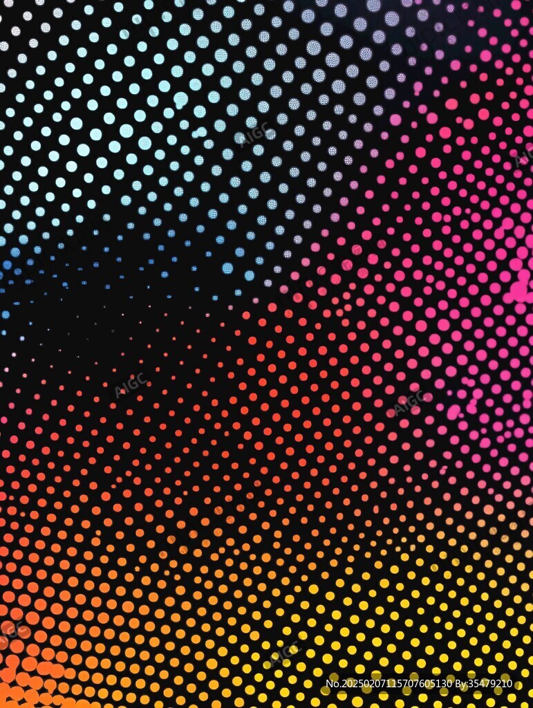 波普点渐变效果