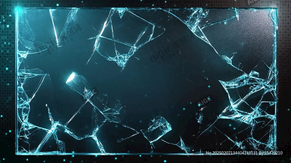 碎玻璃背景墙