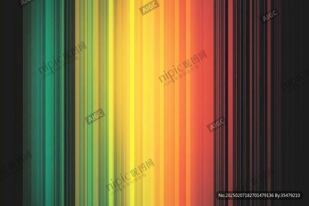 多彩竖线条渐变背景