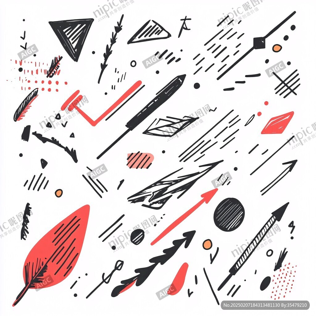 简约大气杂乱设计图案