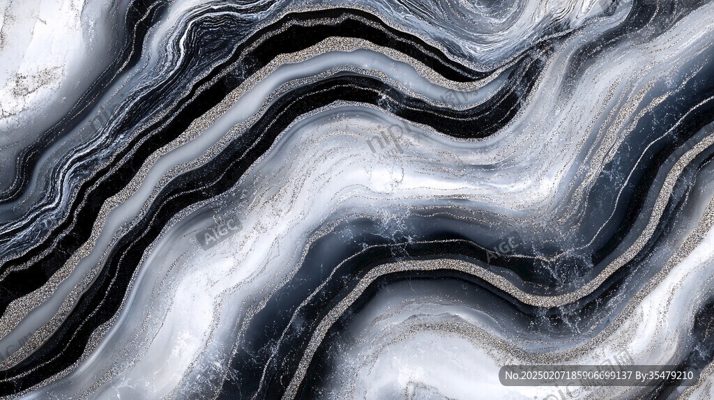 蓝色玛瑙石艺术背景