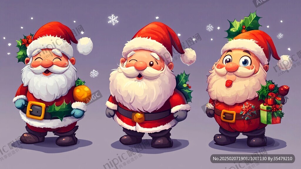 圣诞节卡通人物