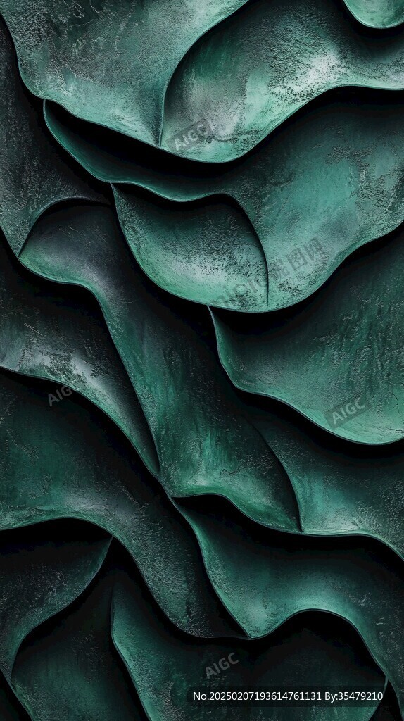 3d抽象连续凹凸肌理