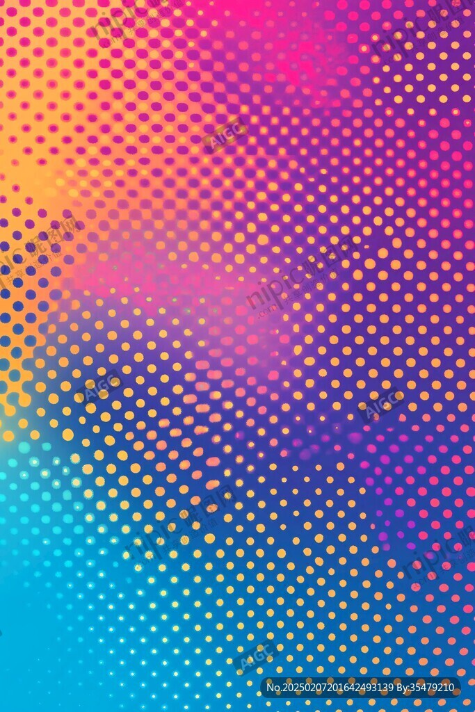 波普点渐变效果