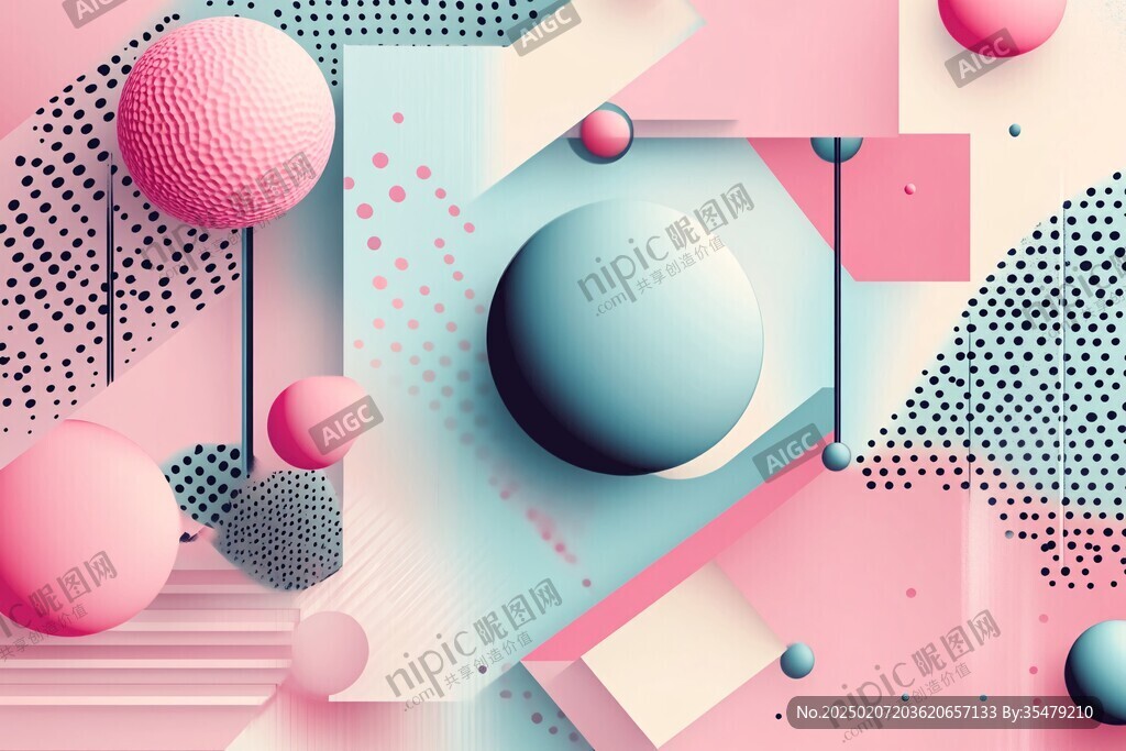 孟菲斯色块拼接