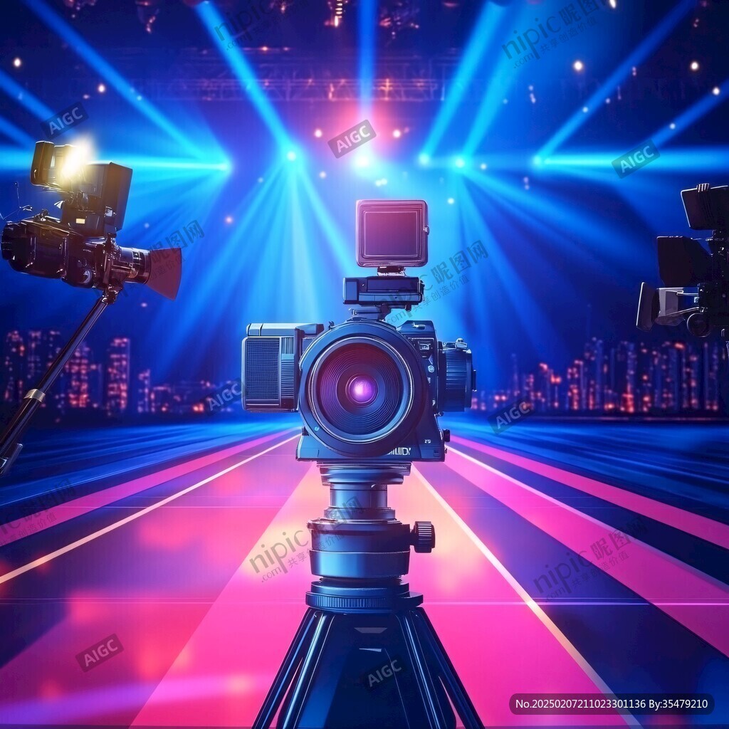 招聘主播直播盛典背景