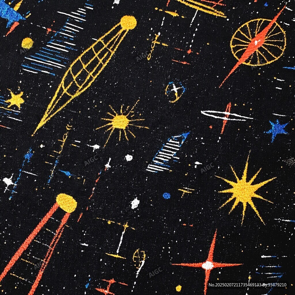 壁纸儿童卡通幻彩星星