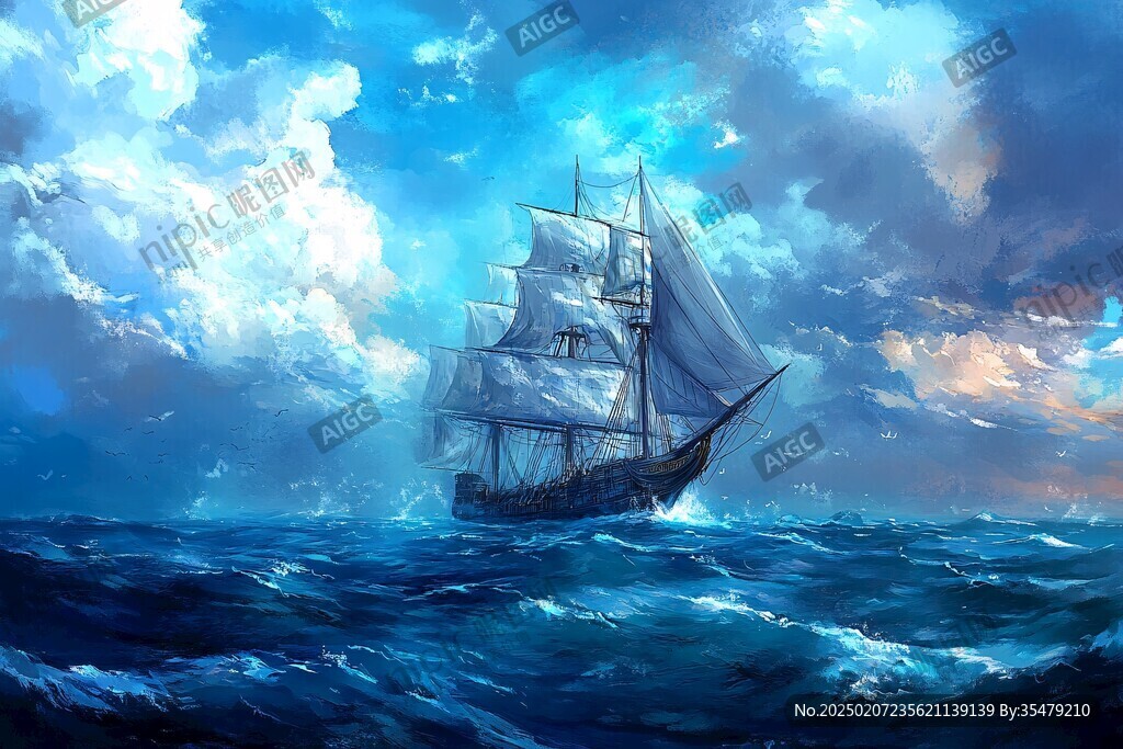 扬帆启航高清画