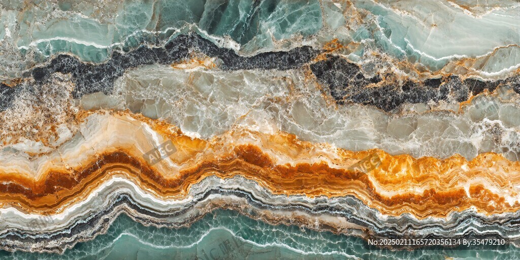 蓝色玛瑙石艺术背景