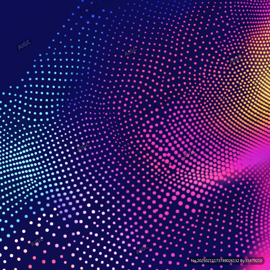 波普点渐变效果