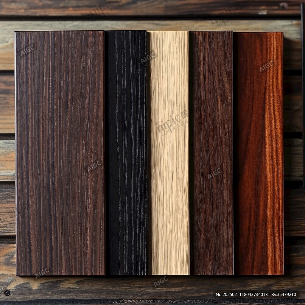 多种颜色木板木材