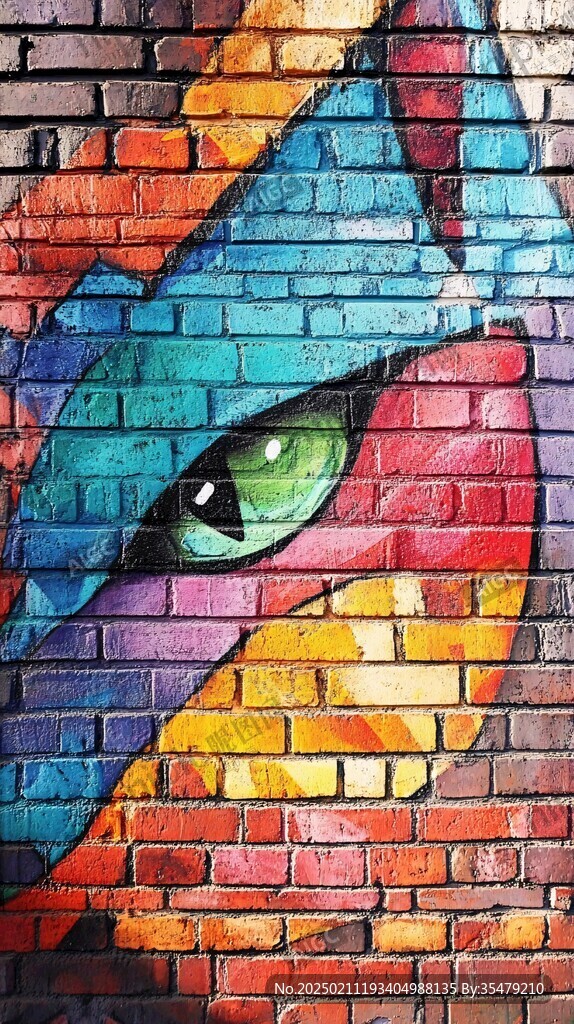 炫酷涂鸦背景墙