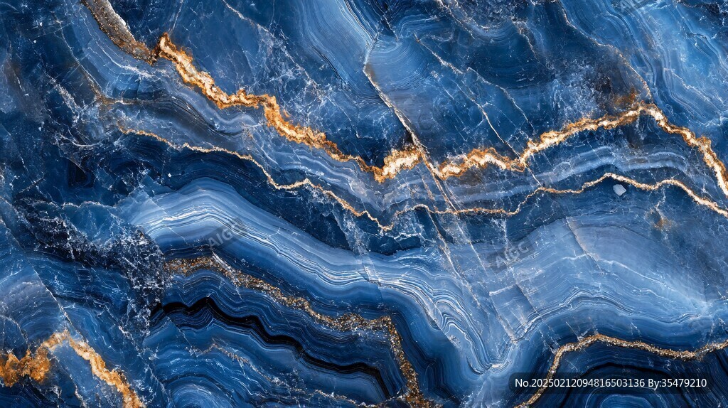 蓝色玛瑙石艺术背景