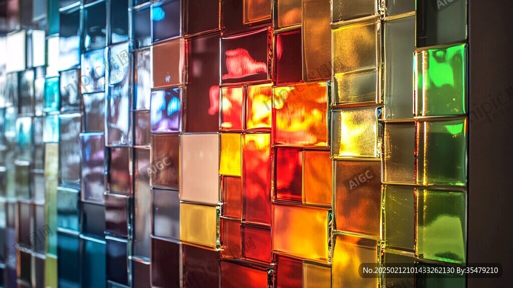 七彩玻璃七彩瓷砖