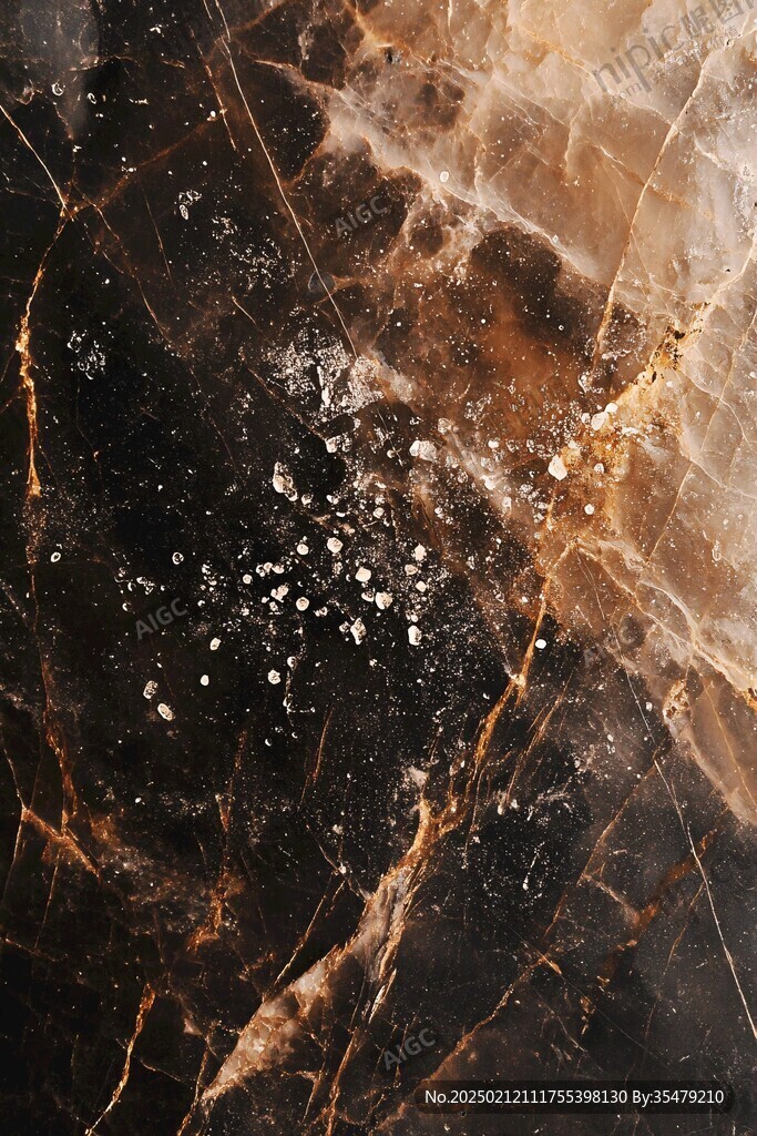 金色水墨纹理大理石纹