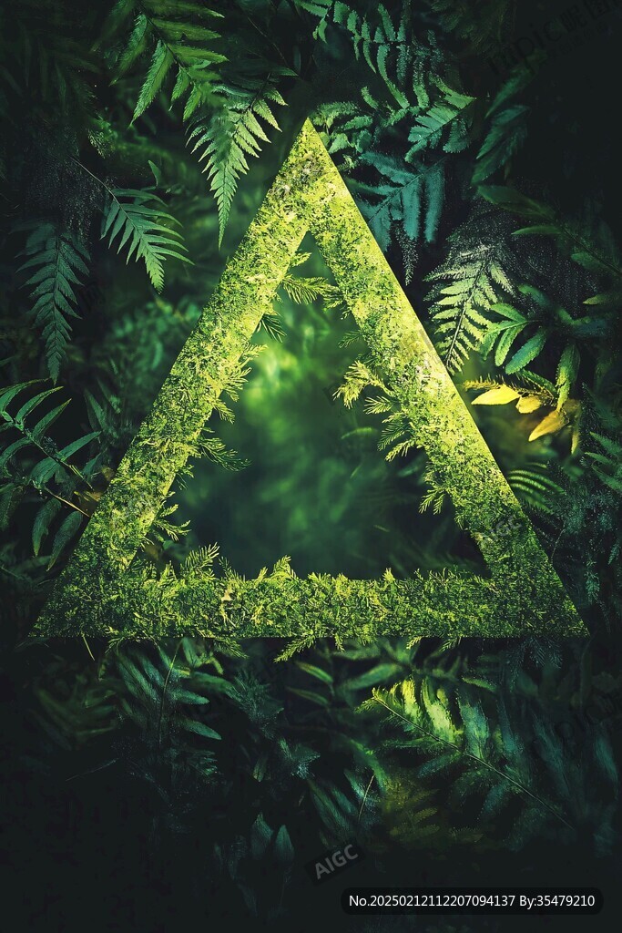 创意森林系背景