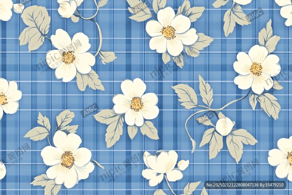 卡通印花花卉壁纸