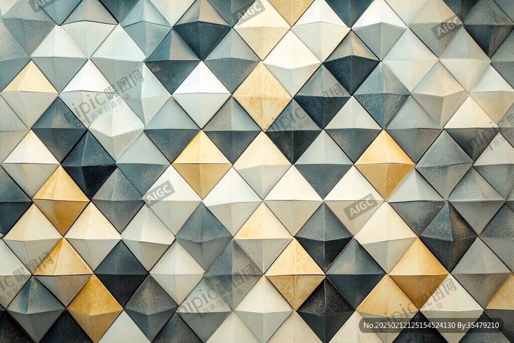 立体几何背景墙