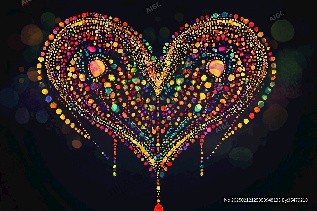 炫彩爱心