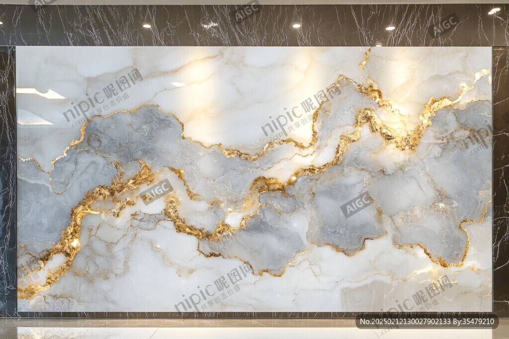 大厅挂图大理石纹理