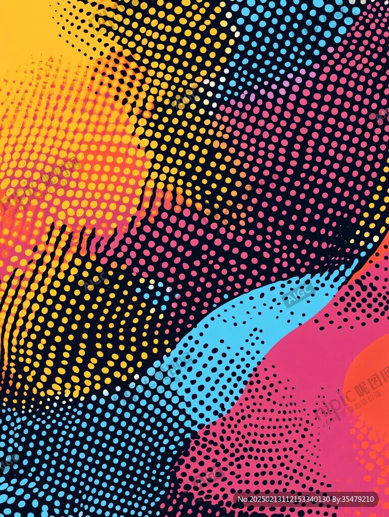 波普点渐变效果