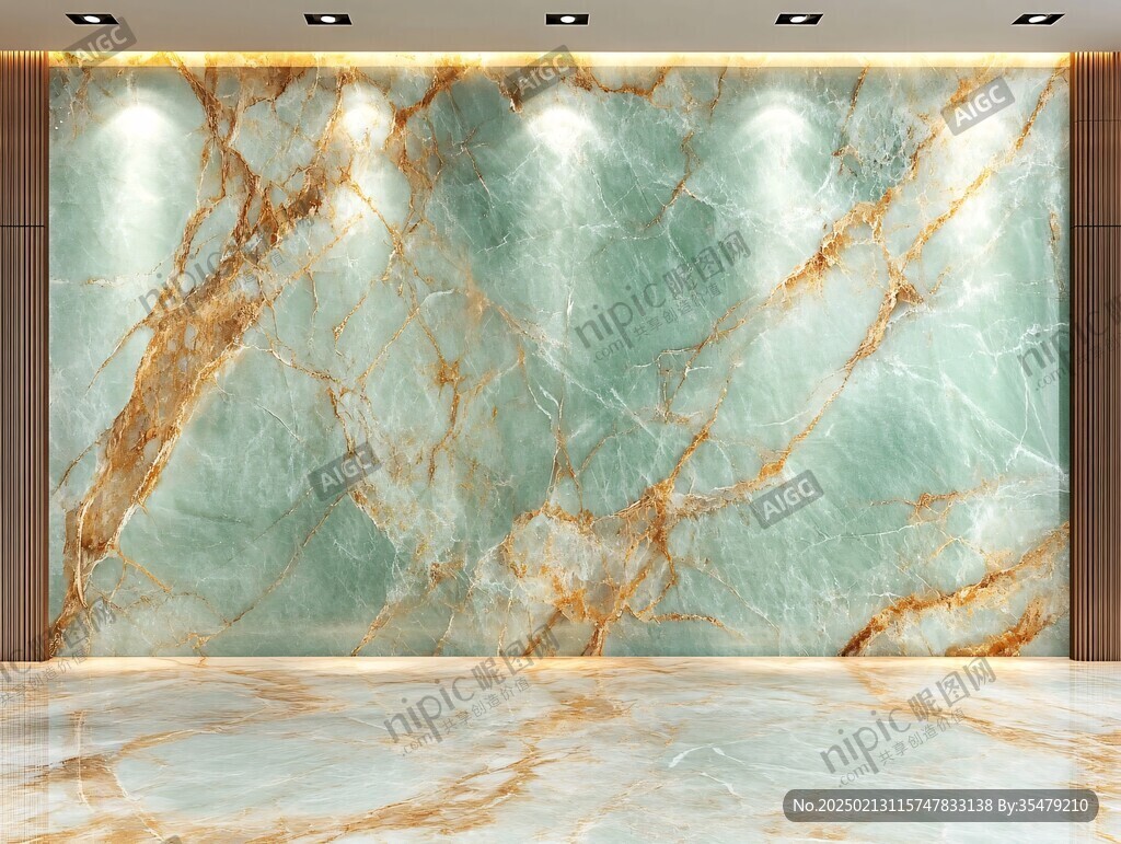 大厅挂图大理石纹理