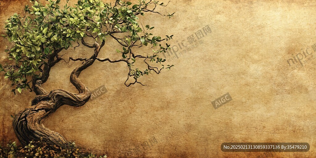 树枝背景古树背景